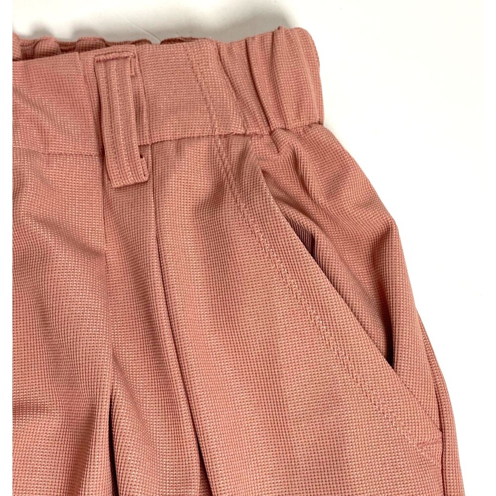 Halara Play It My Way Wide Leg Pants Womens Size Medium Pink Textured NWT - Picture 8 of 13